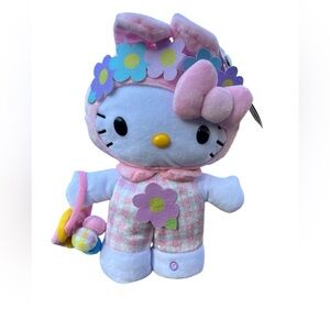 Sanrio Hello Kitty Easter Bunny Musical Side Stepper Collectible Plush